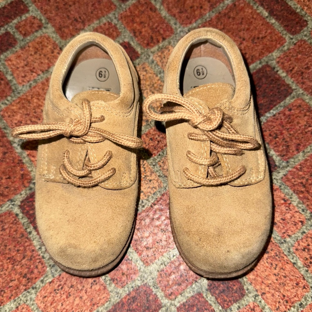 Kid’s Rugged Outback Tan Suede  Shoes